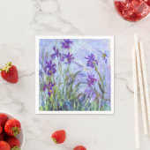 Claude Monet - Flieder-Iris / Iris Mauves Serviette (Beispiel)