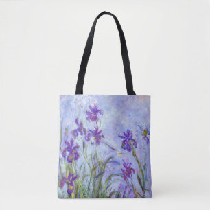 Claude Monet - Flieder-Iris / Iris Mauves Tasche