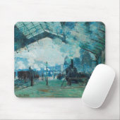 Claude Monet Französische Eisenbahn Kunst, Dichtun Mousepad (Mit Mouse)