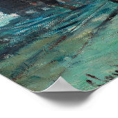 Claude Monet Französische Eisenbahn Kunst, Dichtun Poster (Ecke)