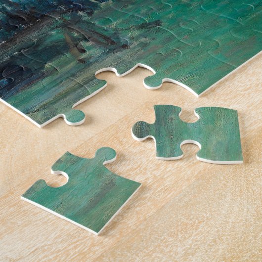 Claude Monet Französische Eisenbahn Kunst, Dichtun Puzzle (Seite)