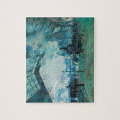 Claude Monet Französische Eisenbahn Kunst, Dichtun Puzzle (Vertikal)