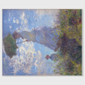 Claude Monet Frau mit einem Parasol Geschenkpapier (Flach)