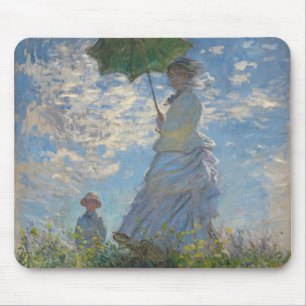 Claude Monet-Frau mit einem Sonnenschirm 1875 Mousepad