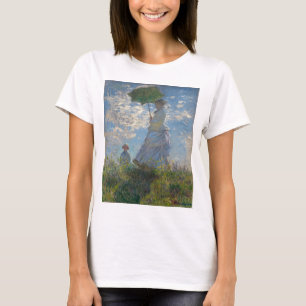 Claude Monet-Frau mit einem Sonnenschirm 1875 T-Shirt