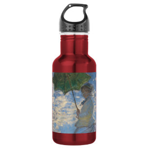 Claude Monet Frau mit einem Sonnenschirm Fine Art Edelstahlflasche