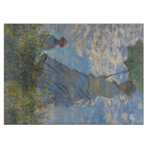 Claude Monet Frau mit einem Sonnenschirm Fine Art Schneidebrett