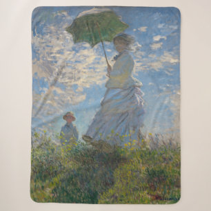 Claude Monet Frau mit einem Sonnenschirm Fine Art Sherpadecke
