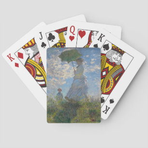 Claude Monet Frau mit einem Sonnenschirm Fine Art Spielkarten