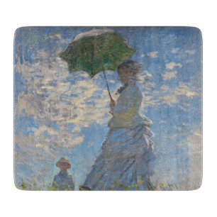 Claude Monet Frau mit einem Sonnenschirm Meisterwe Schneidebrett