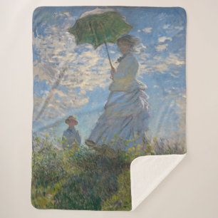 Claude Monet Frau mit einem Sonnenschirm Meisterwe Sherpadecke