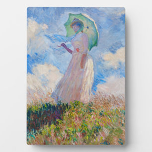 Claude Monet - Frau mit einem Sonnenschirm nach li Fotoplatte