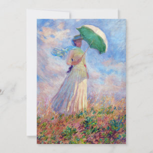 Claude Monet - Frau mit einem Sonnenschirm nach re Einladung