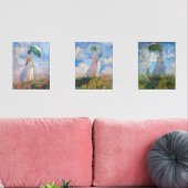 Claude Monet - Frau mit einer Reihe von Parasolen Bilderwand Sets (Wohnzimmer)