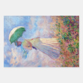 Claude Monet - Frau mit einer Reihe von Parasolen Geschenkpapier Set (Vorderseite 3)