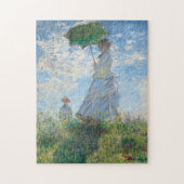 Claude Monet Frau mit Parasol / La Promenade Puzzle (Vertikal)