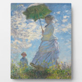 Claude Monet | Frau mit Sonnenschirm Fotoplatte (Vorderseite)