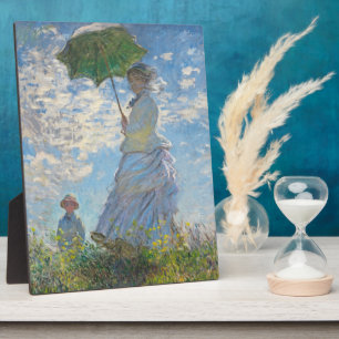 Claude Monet   Frau mit Sonnenschirm Fotoplatte