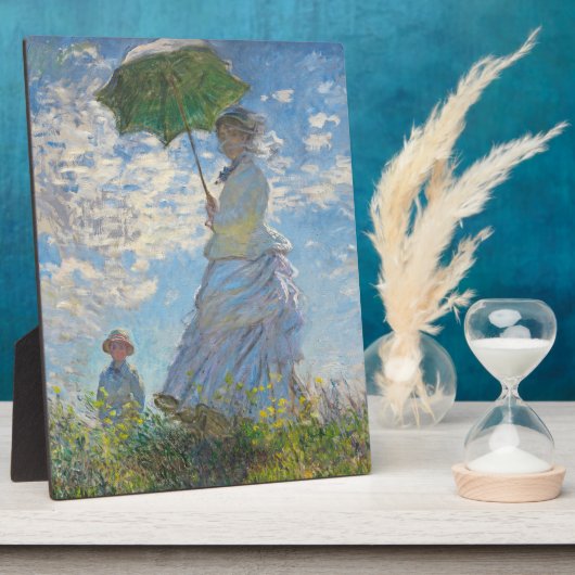 Claude Monet | Frau mit Sonnenschirm Fotoplatte (Seite)