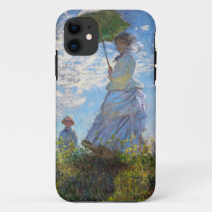 Claude Monet Frau mit Sonnenschirm in hoher Auflös Case-Mate iPhone Hülle