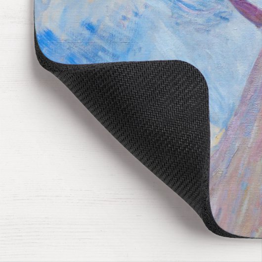 Claude Monet - Frau mit Sonnenschirm Mousepad (Ecke)