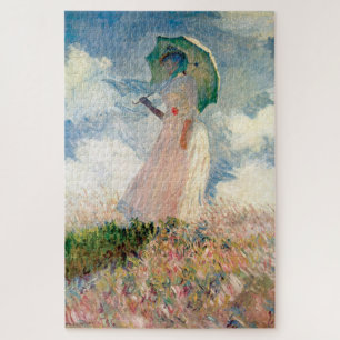 Claude Monet – Frau mit Sonnenschirm, nach links g Puzzle