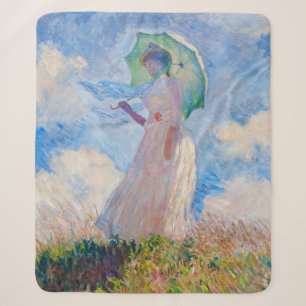Claude Monet - Frau mit Sonnenschirm nach links Sherpadecke