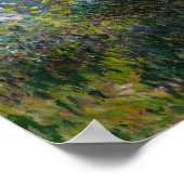 Claude Monet: Frau mit Sonnenschirm Poster (Ecke)