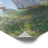 Claude Monet - Frau mit Sonnenschirm Poster (Ecke)