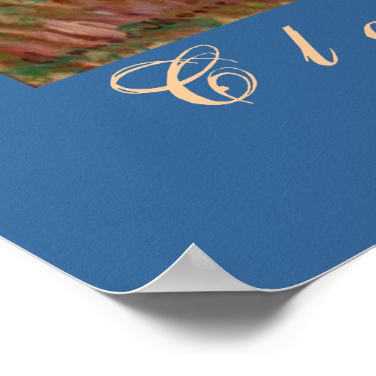 Claude Monet: Frau mit Sonnenschirm Poster (Ecke)