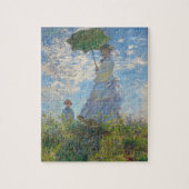 Claude Monet | Frau mit Sonnenschirm Puzzle (Vertikal)