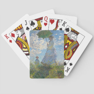 Claude Monet Frau mit Sonnenschirm Spielkarten