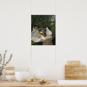 Claude Monet | Frauen im Garten, 1866 Poster (Küche)