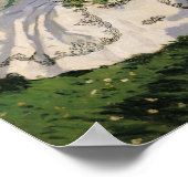 Claude Monet | Frauen im Garten, 1866 Poster (Ecke)