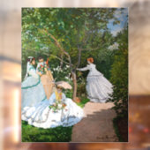 Claude Monet - Frauen im Garten Fensteraufkleber (Blatt 2)