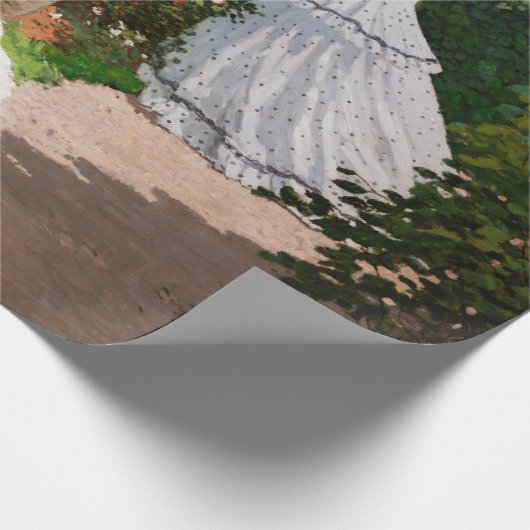 Claude Monet - Frauen im Garten Geschenkpapier (Ecke)