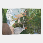 Claude Monet - Frauen im Garten Geschirrtuch (Horizontal)