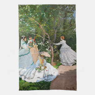 Claude Monet - Frauen im Garten Geschirrtuch