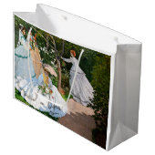Claude Monet - Frauen im Garten Große Geschenktüte (Vorderseite Schrägansicht)