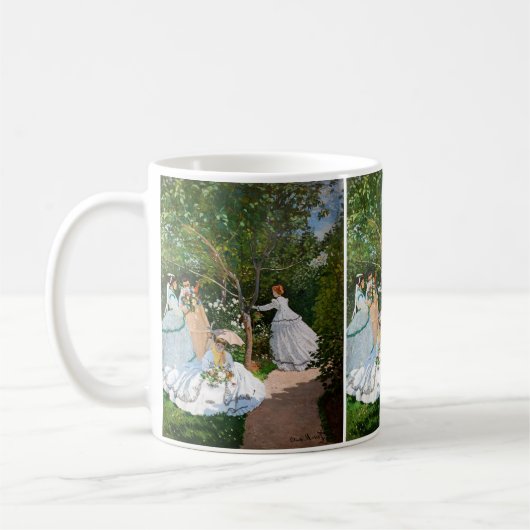 Claude Monet - Frauen im Garten Kaffeetasse (Links)