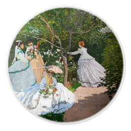 Claude Monet - Frauen im Garten Keramikknauf