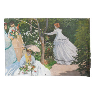 Claude Monet - Frauen im Garten Kissenbezug