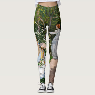 Claude Monet - Frauen im Garten Leggings