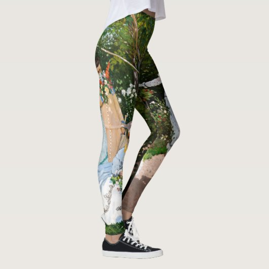 Claude Monet - Frauen im Garten Leggings (Rechts)