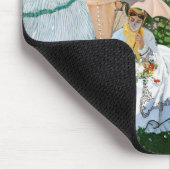 Claude Monet - Frauen im Garten Mousepad (Ecke)