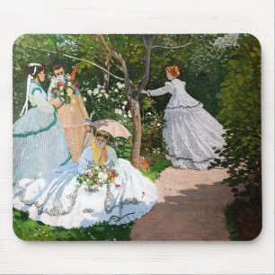 Claude Monet - Frauen im Garten Mousepad