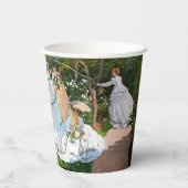 Claude Monet - Frauen im Garten Pappbecher (Rückseite)