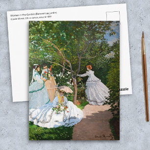 Claude Monet - Frauen im Garten Postkarte