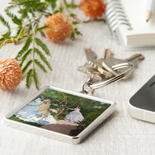 Claude Monet - Frauen im Garten Schlüsselanhänger (Seite)