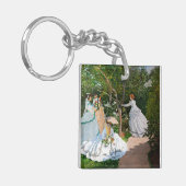 Claude Monet - Frauen im Garten Schlüsselanhänger (Vorderseite links)